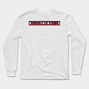 Deteronomy 28 Long Sleeve T-Shirt